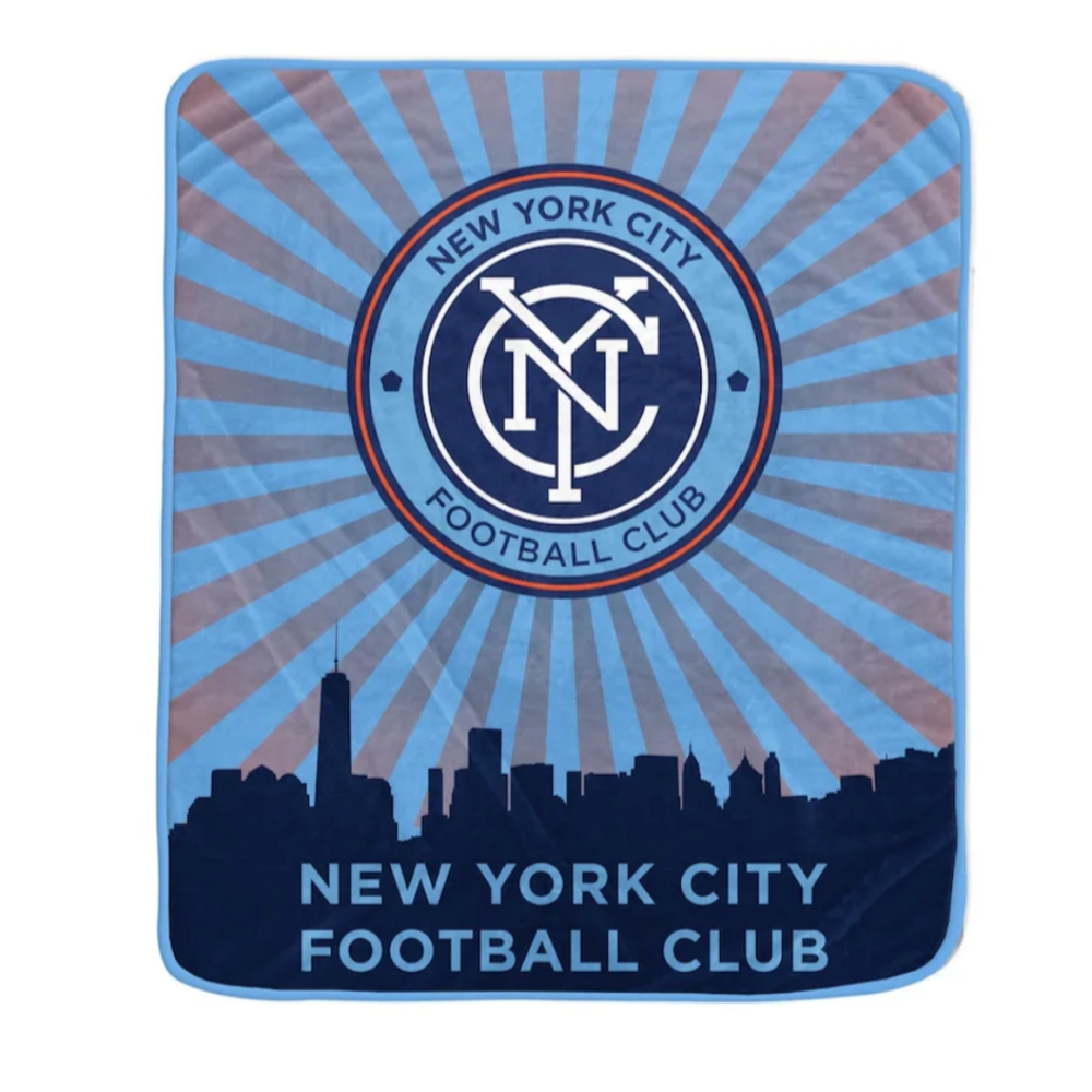 Fanatics Blue and Navy New York City Football Club Blanket